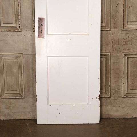 #52900 24x77 Salvaged Antique 2 Panel Interior Door image 6