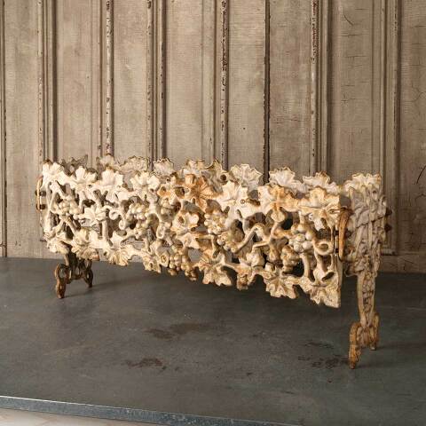 #52946 Vintage Cast Iron Garden Patio Planter Frame image 3