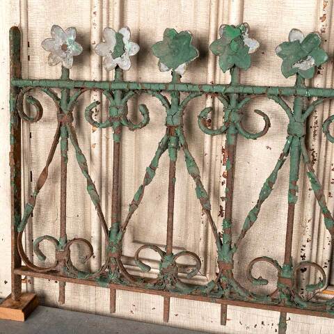 #52951 Antique Wrought Iron Window Guard Panel image 4