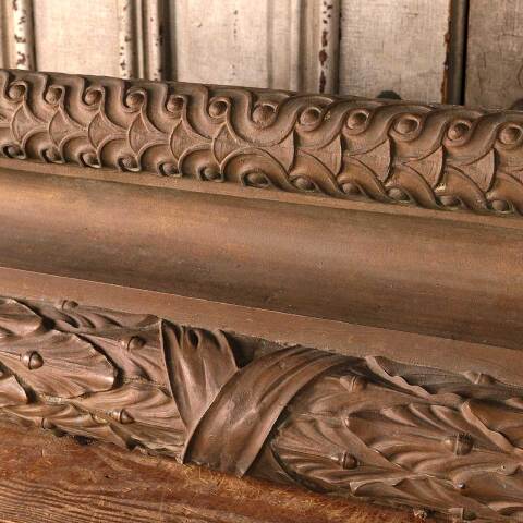 #52952 Antique Brass Architectural Hood Ornament image 3