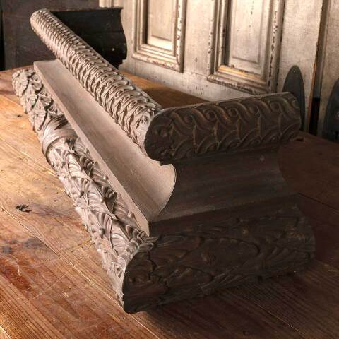 #52952 Antique Brass Architectural Hood Ornament image 7