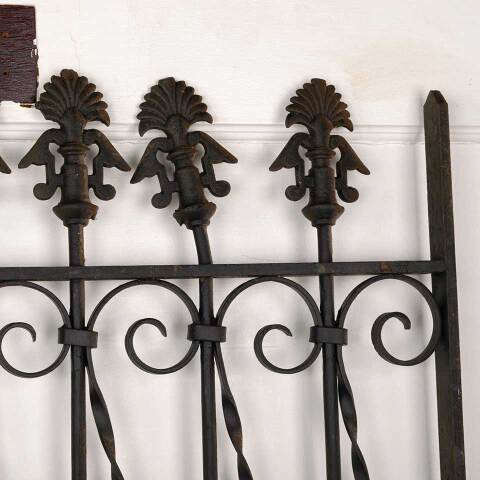 #52962 Antique Wrought Iron Window Guard Panel image 3