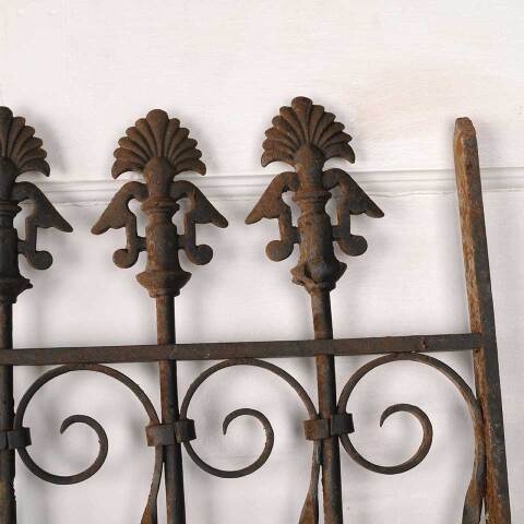 #52965 Antique Wrought Iron Window Guard Panel image 8