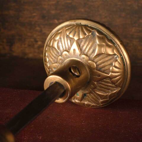 #52983 Antique Brass Lockwood Doorknobs Hardware image 5