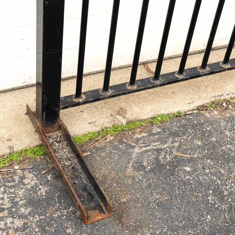 #53092 Salvaged Ohio Statehouse Iron Fence Panels image 6