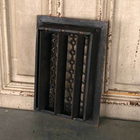 #53181 8x12 Antique Heat Grate Floor Grate Vent image 5