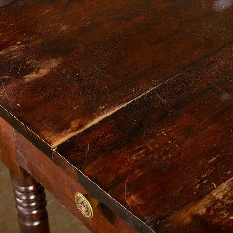 #53183 Antique Wood Side Table Night Stand image 8