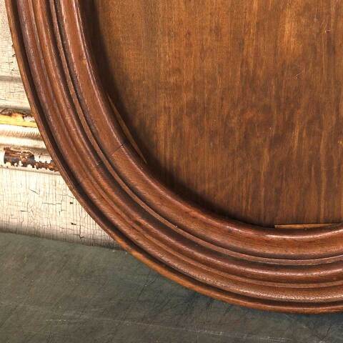 #53184 17x26 Antique Oval Walnut Picture Frame image 2