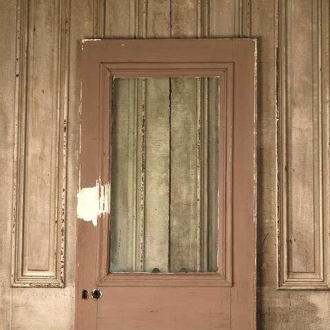 #53190 32x80 Antique Half Lite Wood Entry Door image 2