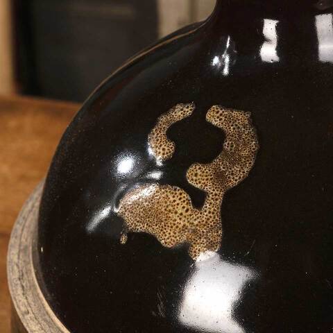 #53205 Antique Stoneware Handled Whiskey Jug image 7