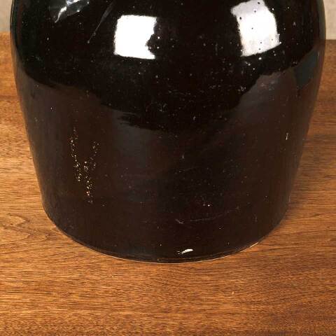 #53206 Antique Stoneware Handled Storage Jug image 5