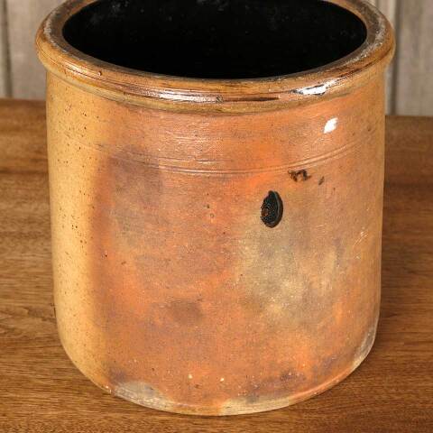#53207 Antique Salt Glazed Stoneware Storage Crock image 8