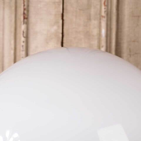 #53215 16" Antique Milk Schoolhouse Pendant Globe image 6