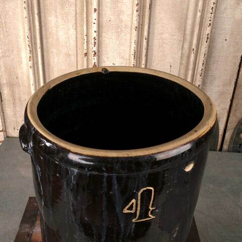 #53216 Antique 4 Gallon Stoneware Crock image 4