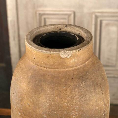 #53221 Antique Stoneware Crock Canning Storage Jar image 5