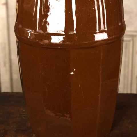 #53222 Antique Stoneware Crock Canning Storage Jar image 6