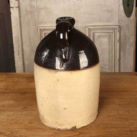 #53224 Antique Zapp's Stoneware Whiskey Jug image 4