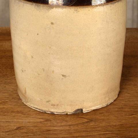 #53224 Antique Zapp's Stoneware Whiskey Jug image 5