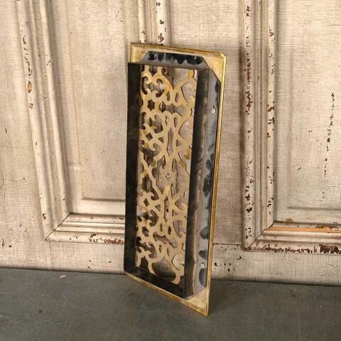 #53256 5x14 Brass Heat Grate Floor Vent Cover image 3