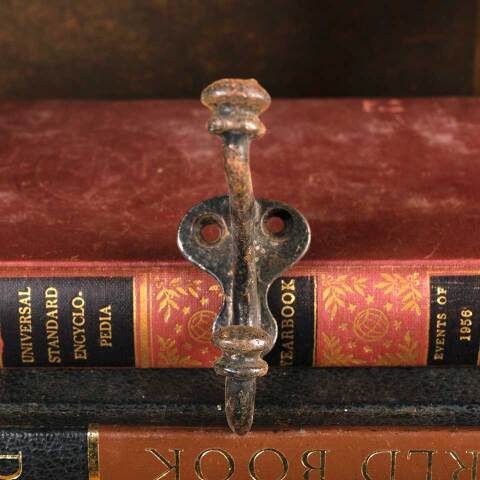 #53259 Antique Cast Iron Wall Mount Coat Hook image 6