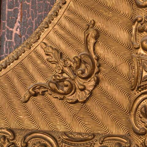 #53294 25x29 Ornate Antique Picture Frame image 6