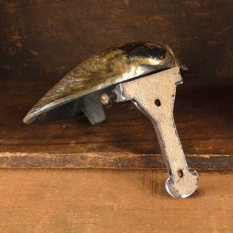 #53319 Brass Clam Shell Door Knocker Hardware image 5