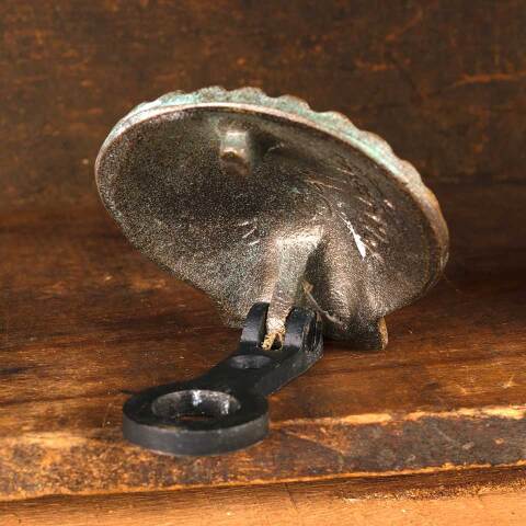 #53321 Brass Scallop Shell Doorbell Cover Hardware image 6