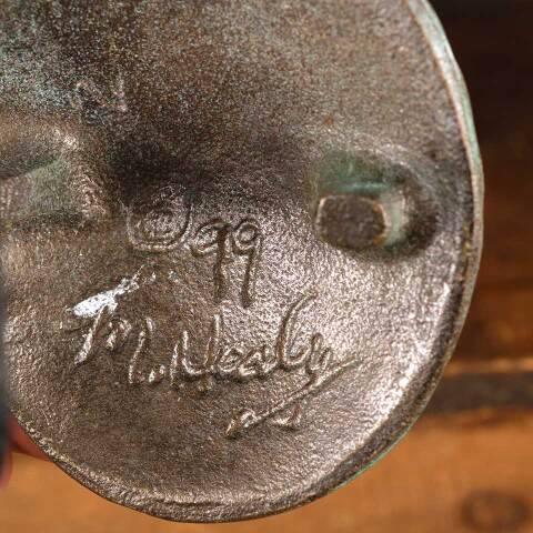 #53321 Brass Scallop Shell Doorbell Cover Hardware image 7