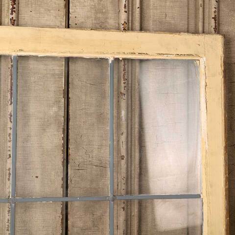 #53322 30x29 Salvaged 6 Lite Leaded Glass Window image 7