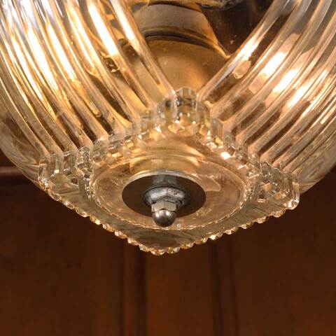 #53337 Vintage 2 Bulb Flush Mount Light Fixture image 4