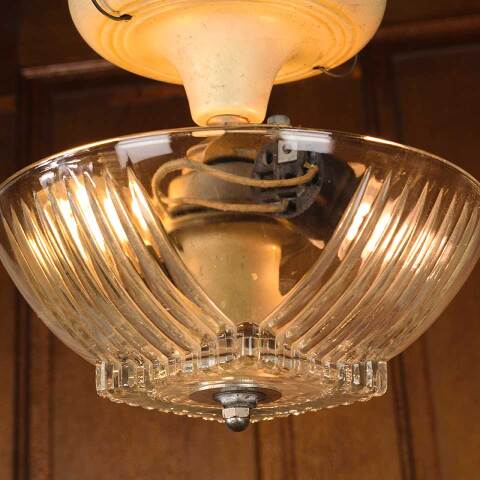 #53337 Vintage 2 Bulb Flush Mount Light Fixture image 5