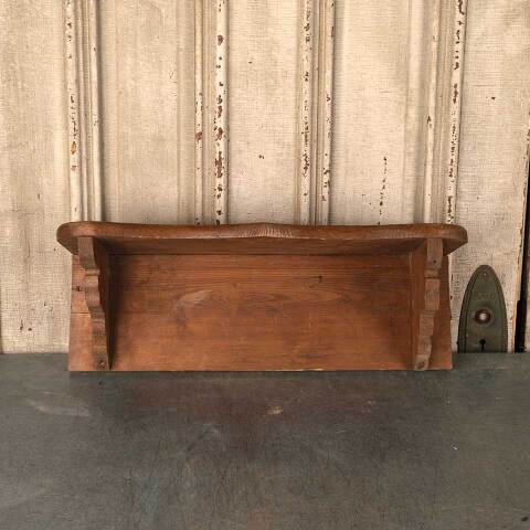 #53356 Antique Pine Wood Wall Shelf image 2