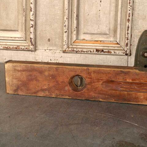 #53358 Antique Wood Carpenter's Level image 5