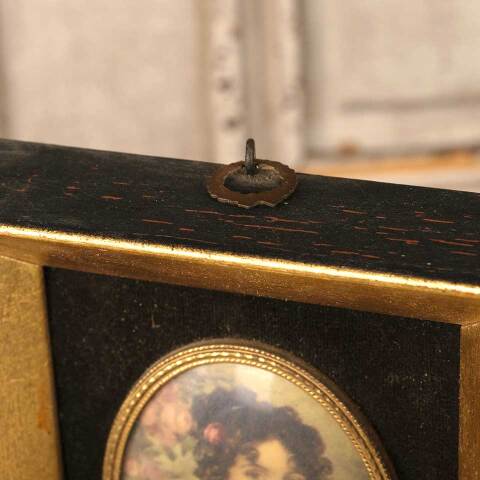 #53387 Antique Miniature Portrait Cameo Creation image 5