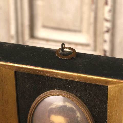 #53388 Antique Miniature Portrait Cameo Creation image 3