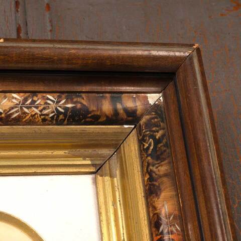 #53391 Antique Shadowbox Framed Male Portrait image 5