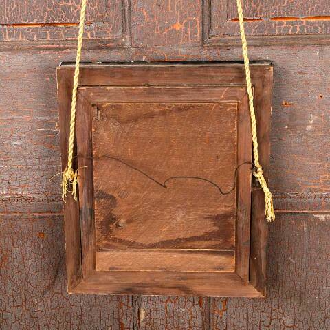 #53400 Antique Shadowbox Framed Child Portrait image 8