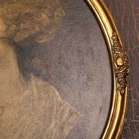 #53401 Antique The Parsons Daughter Framed Print image 5