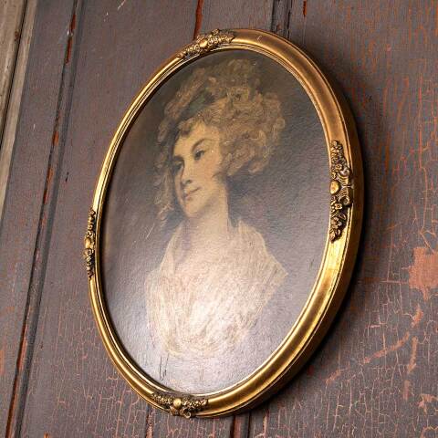 #53401 Antique The Parsons Daughter Framed Print image 6