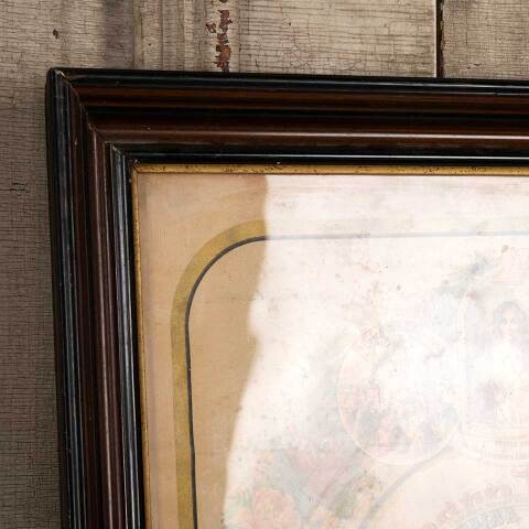 #53411 Antique German Lord's Prayer Color Print image 2