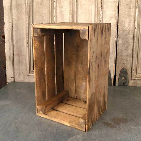 #53427 Antique Slat Wood Storage Crate image 5