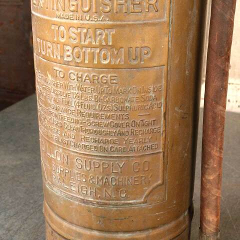 #53428 Antique DILLON Fire Extinguisher image 6
