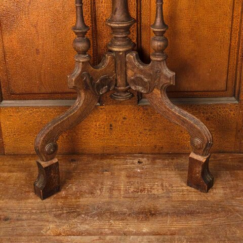 #53445 29x33 Repurposed Victorian Parlor Table image 2