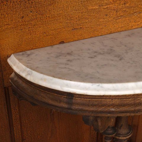 #53445 29x33 Repurposed Victorian Parlor Table image 6