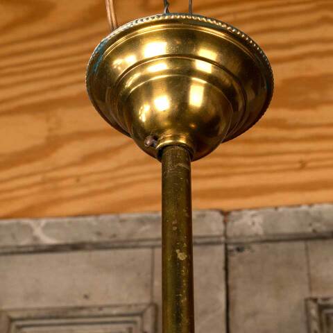 #53448 Antique Brass Electrified Gas Light Fixture image 5