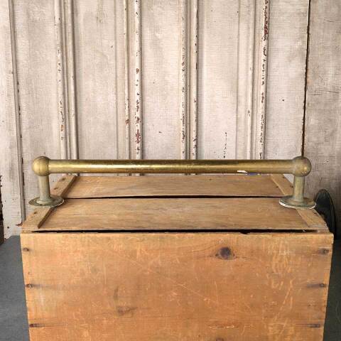 #53451 Salvaged Antique Metal Bathroom Towel Bar image 6