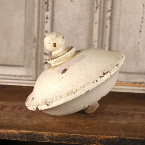 #53458 Antique Turned Wood Stair Newel Post Finial image 2