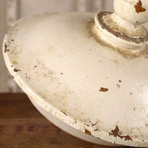 #53458 Antique Turned Wood Stair Newel Post Finial image 5