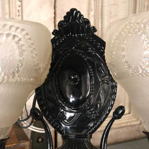 #53486 Salvaged 2 Bulb Wall Sconce Light Fixture image 8