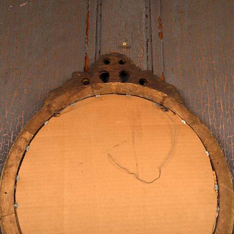 #53489 Antique Print in Ornate Round Picture Frame image 8